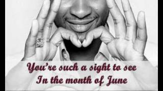 Love you gently - Usher [with lyrics on screen]