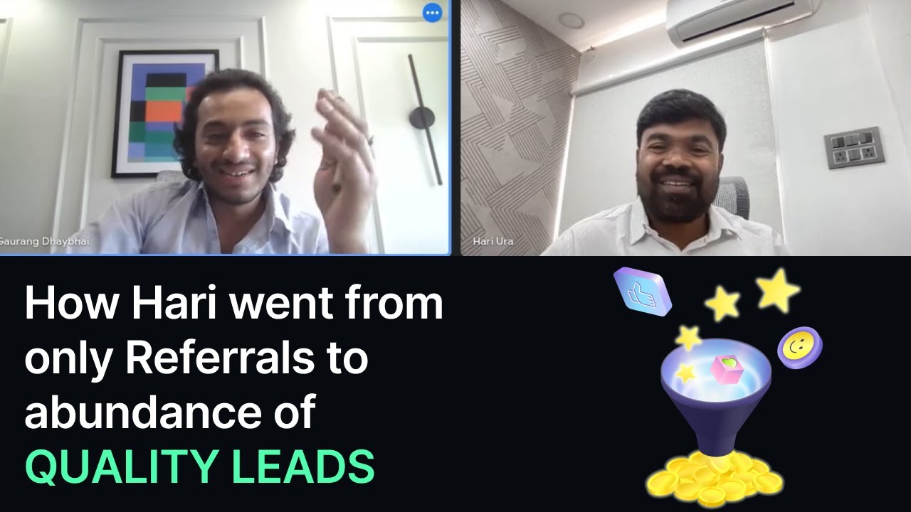 SP Projects Hyderabad : from just referrals to a stable lead generation system with Valiuxe