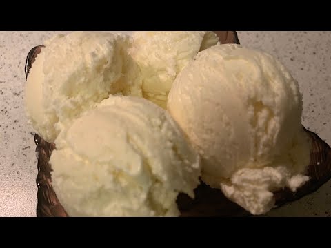 Vanilla Ice Cream Recipe/(Only 3 Ingredients) Homemade Easy Vanilla Ice Cream Recipe