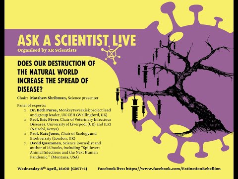 HIGHLIGHTS Ask a Scientist Live | Ep. 1 - Destruction of the natural world and spread of disease