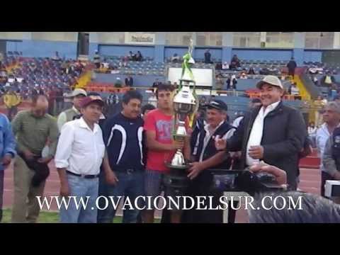 Momentos de la Premiación del Final de la Etapa Provincial de Arequipa - Copa Perú 2013 - 20/07/2013