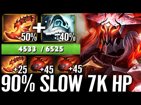 🔥 7K HP 90% SLOW - 100% Strongest Offlane Ever 2x Heart + Overwhelming Blink Doom WTF Dota 2 Pro