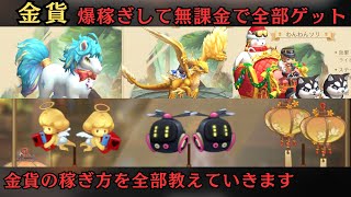 金貨の稼ぎ方を全部教えていきます！今回はメインアカウントだけで出来る方法【カリツの伝説】