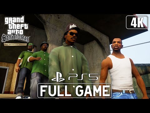 Grand Theft Auto: San Andreas Definitive Edition PS5 - Full Game Longplay Walkthrough 4K 60FPS