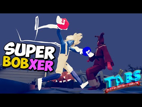 Super BOBxer (not Boxer) vs Every Faction - TABS LEGACY UPDATE MODS GAMEPLAY