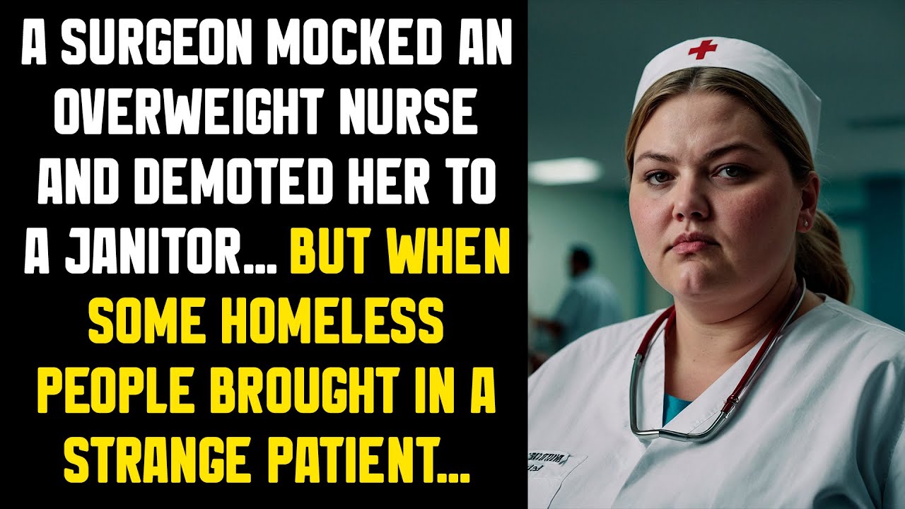 A surgeon mocked an overweight nurse and demoted her to a janitor. But when...