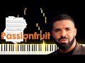 Passionfruit Drake Piano Tutorial With Sheets
