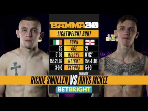 Rhys McKee vs Richie Smullen full fight