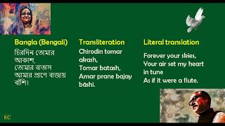 Bangladesh National Anthem | Bangla &amp; English lyrics | বাংলাদেশ জাতীয় সঙ্গীত