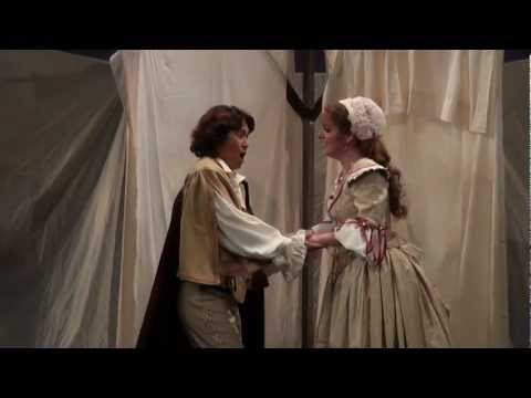 Nicole Haslett and Youngchul Park as Nannetta and Fenton, FALSTAFF Act 1 Scene 2