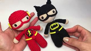 Super Herói de Amigurumi