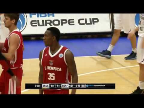 Basquetebol: Brussels Basketball 74 - 79 SL BENFICA