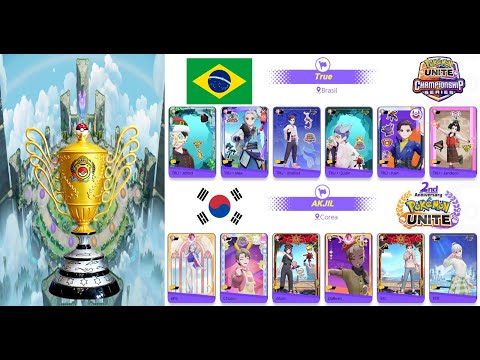 AKJIL vs RISE GAMING TRUE World Championships Day 1 2023 Pokémon UNITE Championship Series