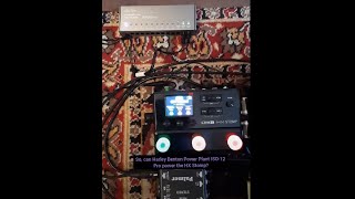 Video thumbnail for Powering Line6 HX Stomp with Harley Benton Powerplant ISO-12 Pro by Singlehand