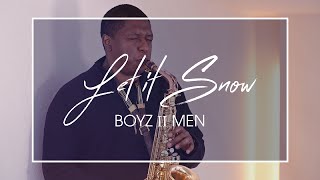 Let It Snow Boyz II Men FT. Brian McKnight - Saxophone Cover by Dante for Christmas