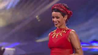 [HD 1080p] Rihanna ft A$AP Rocky &amp; Calvin Harris - Cockiness &amp; We Found Love Live at the VMAS