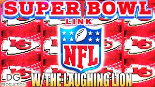 💥NEW💥 NFL SUPER BOWL LINK BIG WIN TOUCHDOWN W/@TheLaughingLion CHIEFS 49ERS SLOT MACHINE LAS VEGAS Video Video