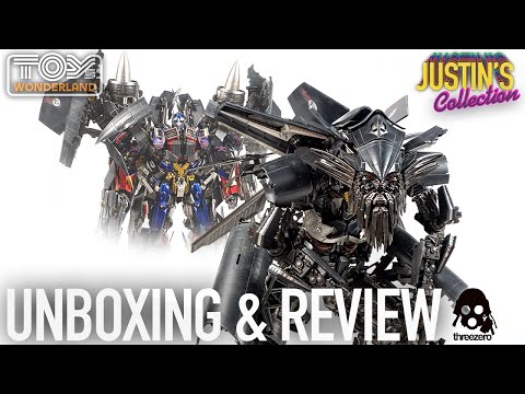 Transformers Revenge of the Fallen Jetfire & Jetpower Optimus Prime Threezero DLX Unboxing & Review