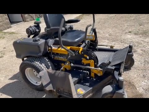 Cub Cadet commercial M60 Tank zero turn mower service and review | Belted Galloway Homestead