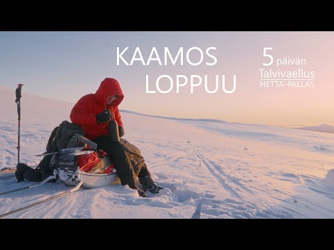 Kaamos Loppuu - 5 päivän hiihtovaellus Ounastuntureilla (Hetta-Pallas reitillä)