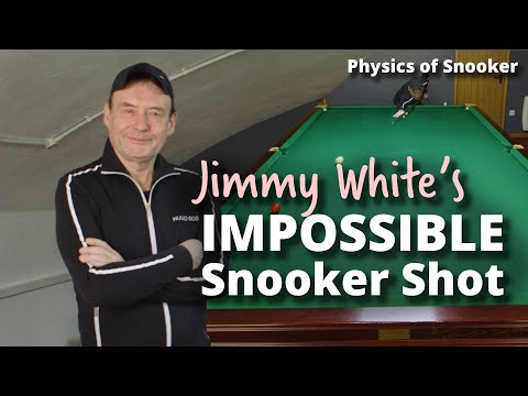 Jimmy White's impossible dump shot | Physics of Snooker