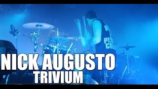 Nick Augusto (Trivium) - 'Brave This Storm' live drum cam
