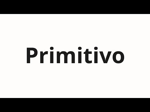 How to pronounce Primitivo