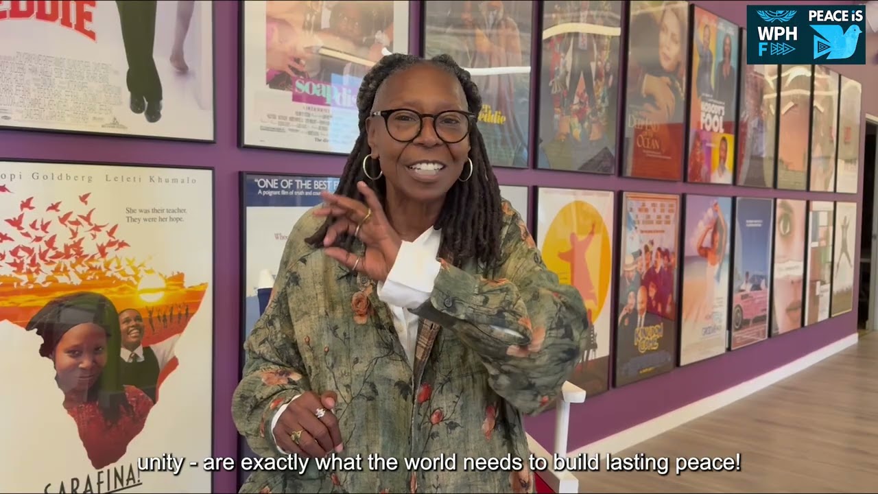 For Whoopi Goldberg, #PeaceIs Creating Spaces Where Women Can Play, Lead, and Thrive