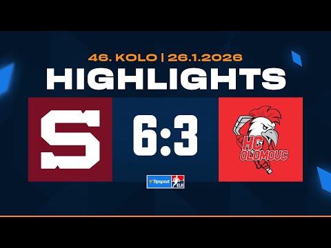 Highlights | HC Sparta Praha vs. HC Olomouc 6:3 | 26.01.2026