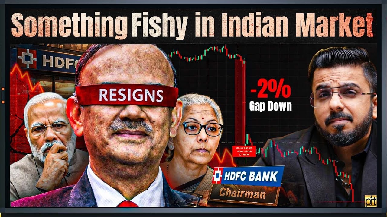 HDFC Bank Chairman Resigns | Stock Market Crash