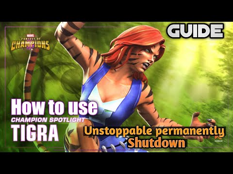 How to use Tigra |Full Breakdown| - Marvel Contest of Champions