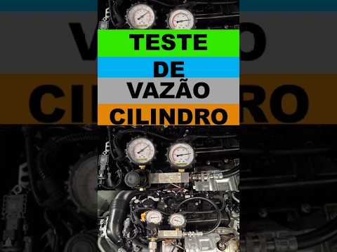 Teste de vazão do cilindro como é realizado o teste no motor do carro para avaliar o cilindro?
