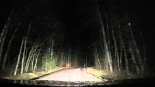 Mitsubishi Outlander PHEV High beam test vs 2x185 LED lights!