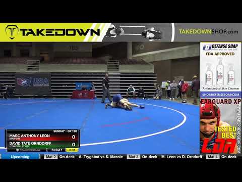 GR 130 Marc Anthony Leon NMU-OTS Vs David Tate Orndorff Utah Valley RTC