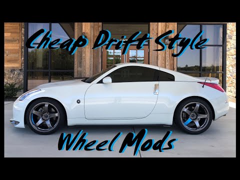 350Z Enkei PF05 Wheel Vinyl Install