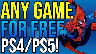 How To Get ANY Game For FREE On PS5/PS4! | Download PS5/PS4 Games for FREE!