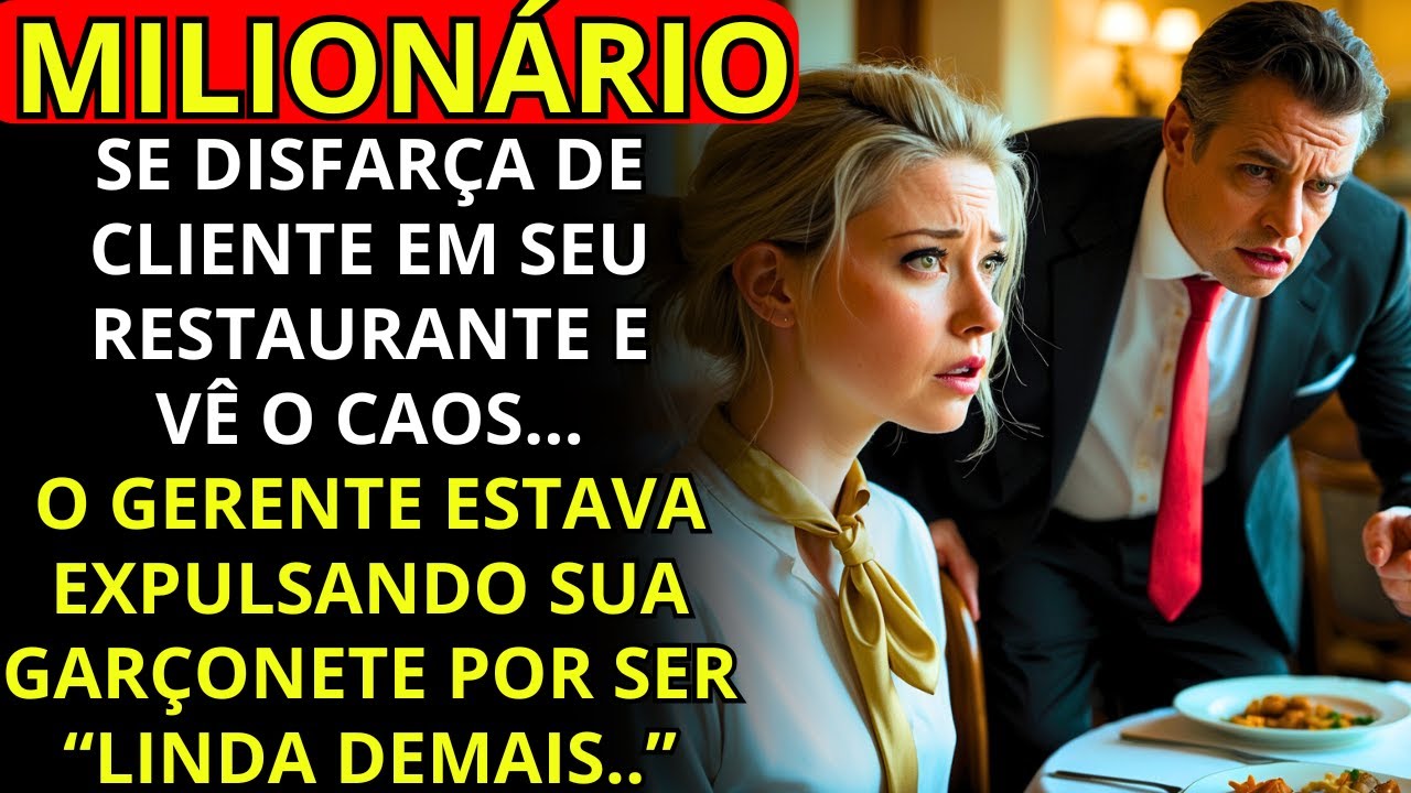 MILIONÁRIO VISITA SEU RESTAURANTE E VÊ A GARÇONETE SENDO HUMILHADA PELO GERENTE...