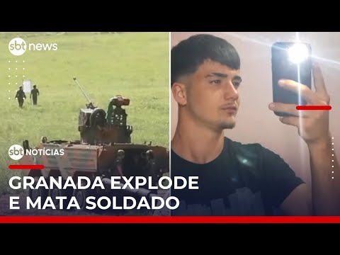 Soldado morre após explosão de granada durante treinamento em SC | #SBTNoticias