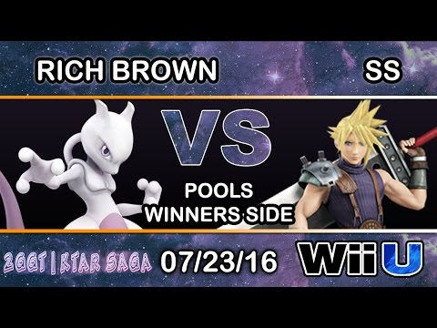 2GGT: KTAR Saga - Rich Brown (Mewtwo) Vs. PG | SS (Cloud) Pools - Smash Wii U