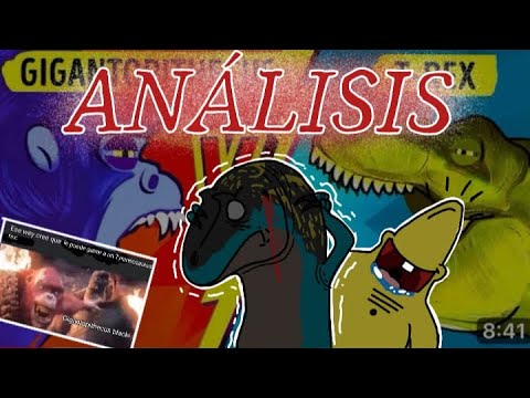 Analysis of @GENIALBrightSideSpanish's video of Gigantopitecus vs T-rex