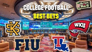 Download the video "College Football Best Bets Tuesday Night Doubleheader Kennesaw State vs FIU & WKU vs Louisiana Tech"