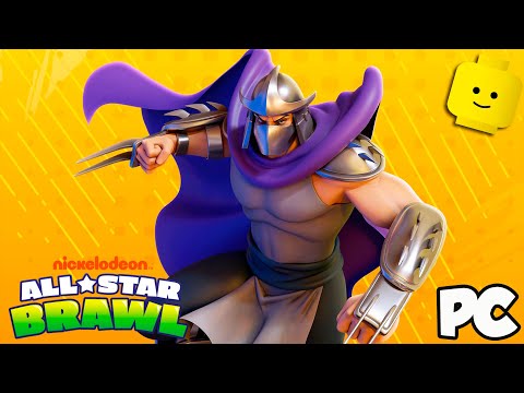 Shredder TMNT Nickelodeon All Star Brawl Video Game: Arcade - PC Gameplay
