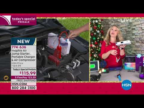 mophie Air Jump Starter Portable Charger   Air Compressor