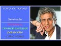 Toto Cutugno - Serenata (перевод, транскрипция, lyric video, sub ru)