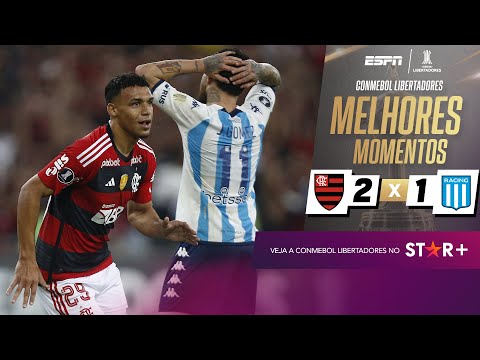 Gols e lances de Flamengo x Racing