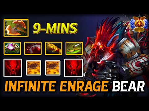 INFINITE ENRAGE BEAR Safelaner Ursa | 9-Mins Battle Fury Item Cleave Fast Farm 100% Show no Mercy