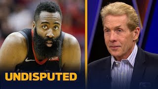 Skip Bayless believes James Harden was 'relieved' his 30-pt scoring streak ended | NBA | UNDISPUTED