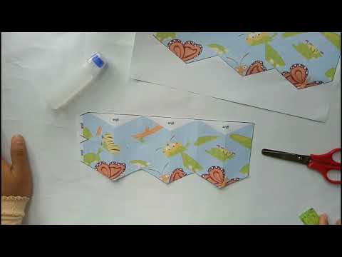 Butterfly Life Cycle Paper Toy Flextangle