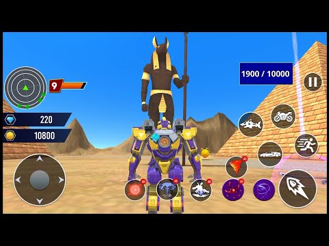 Shark Robot Car Game Bike Games - Android Gameplay #4