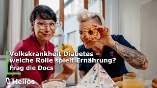 Frag die Docs: Volkskrankheit Diabetes – welche Rolle spielt die Ernährung?